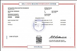 Health testing